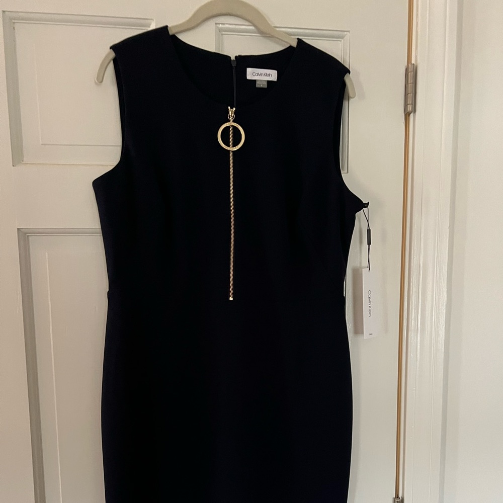 CK NWT navy dress, size 12